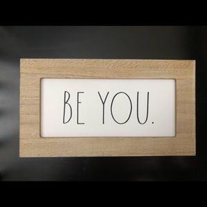 Rae Dunn Be You Sign